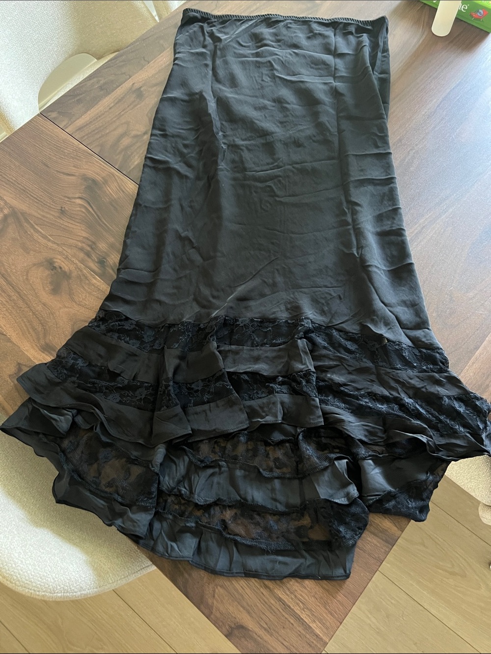 Free People Lace-Trim Midi Skirt - Women's Ruffled Hem